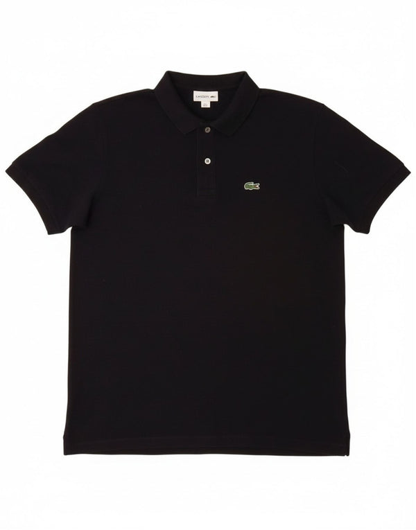 Męska koszulka polo Lacoste, rozmiar 6, XL, granatowa, bawełniana