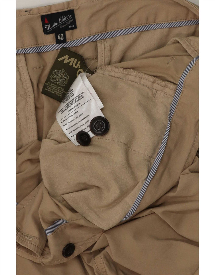 Męskie spodenki chino Musto W40 XL beżowa bawełna