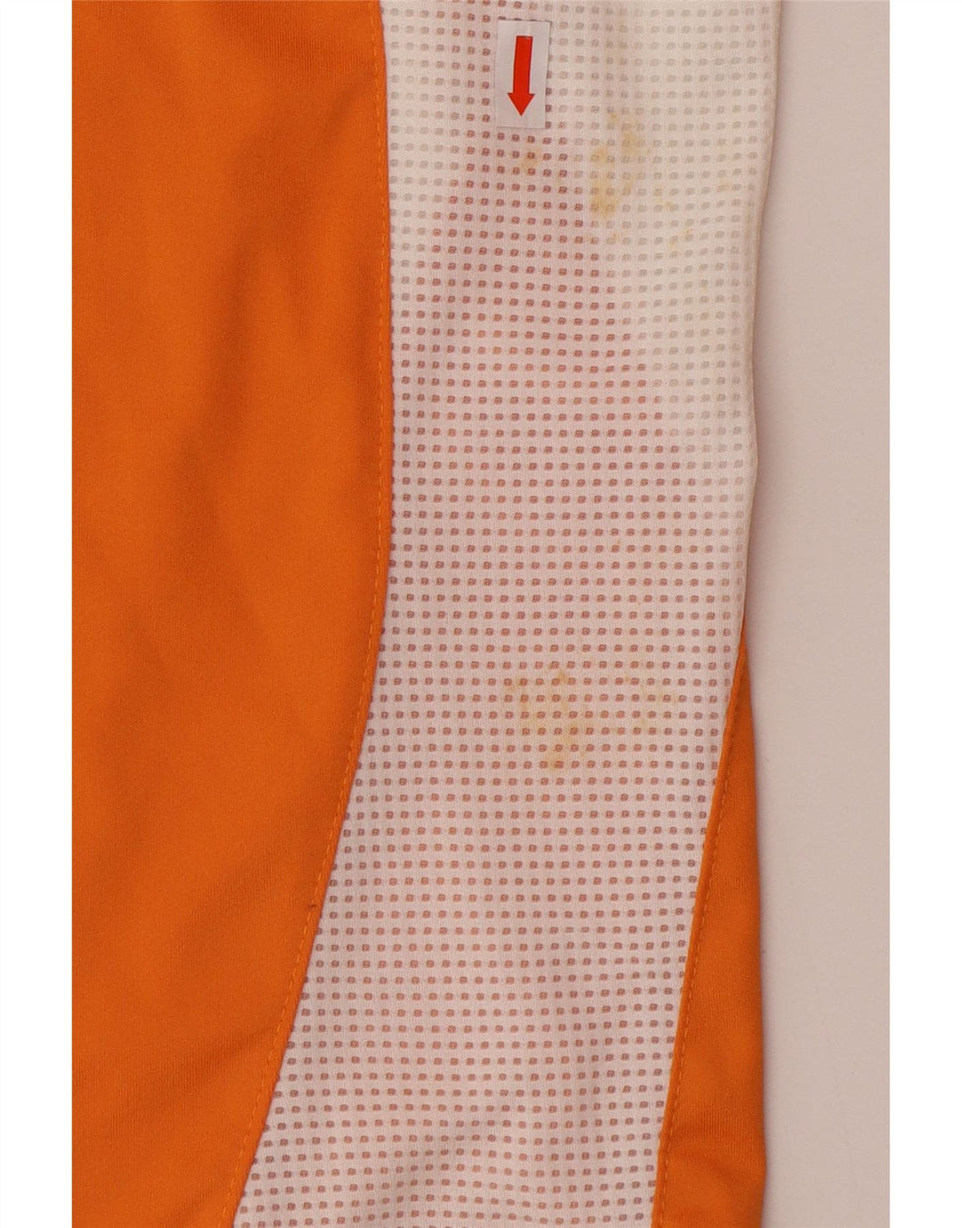 Męski T-shirt ADIDAS Climacool, duży, pomarańczowy, poliestrowy blok kolorów