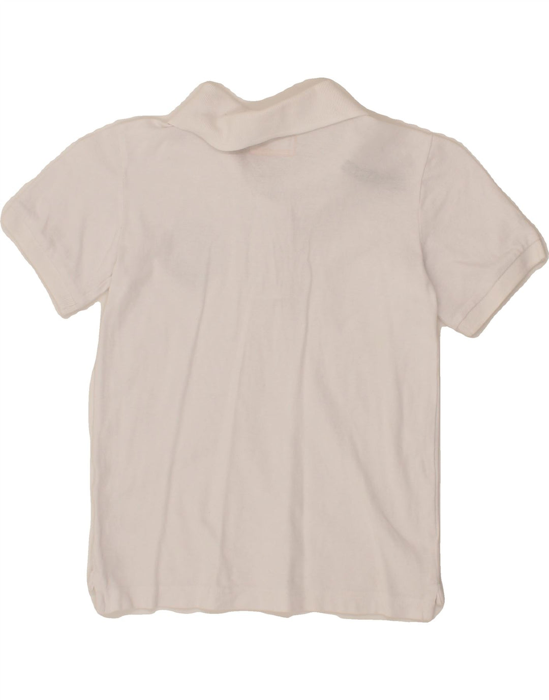 KAPPA Boys Graphic Polo Shirt 7-8 Years White Cotton Vintage Kappa and Second-Hand Kappa from Messina Hembry 