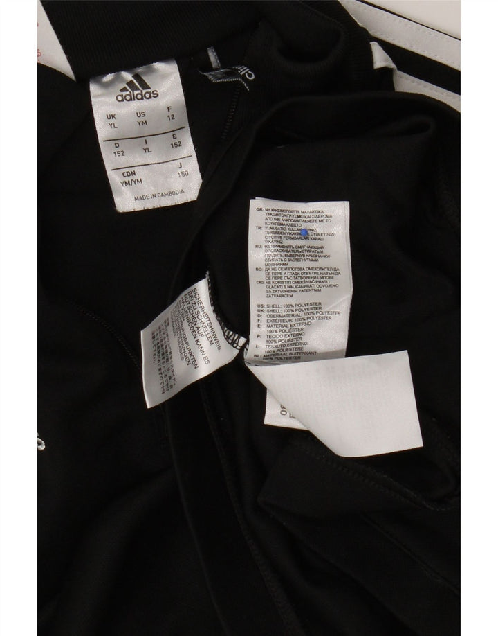 Chłopięcy dres Adidas Climalite Pullover Top 11-12 lat, duży, czarny