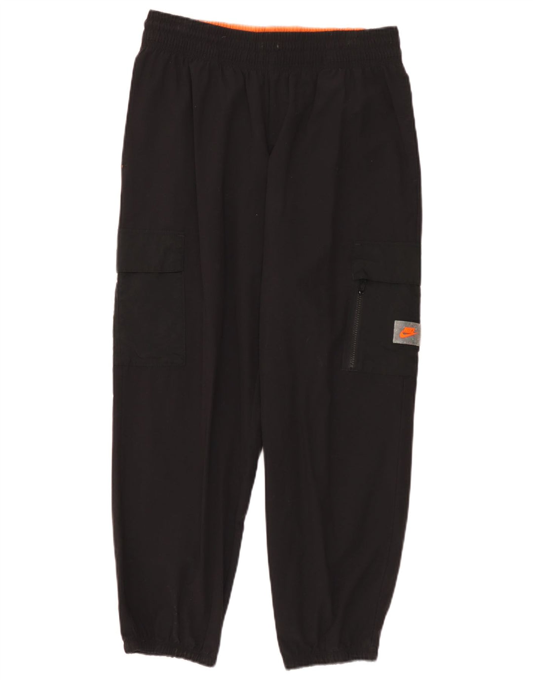 Męskie spodnie dresowe Nike o luźnym kroju, joggery, średni czarny nylon