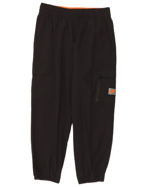 Męskie spodnie dresowe Nike o luźnym kroju, joggery, średni czarny nylon