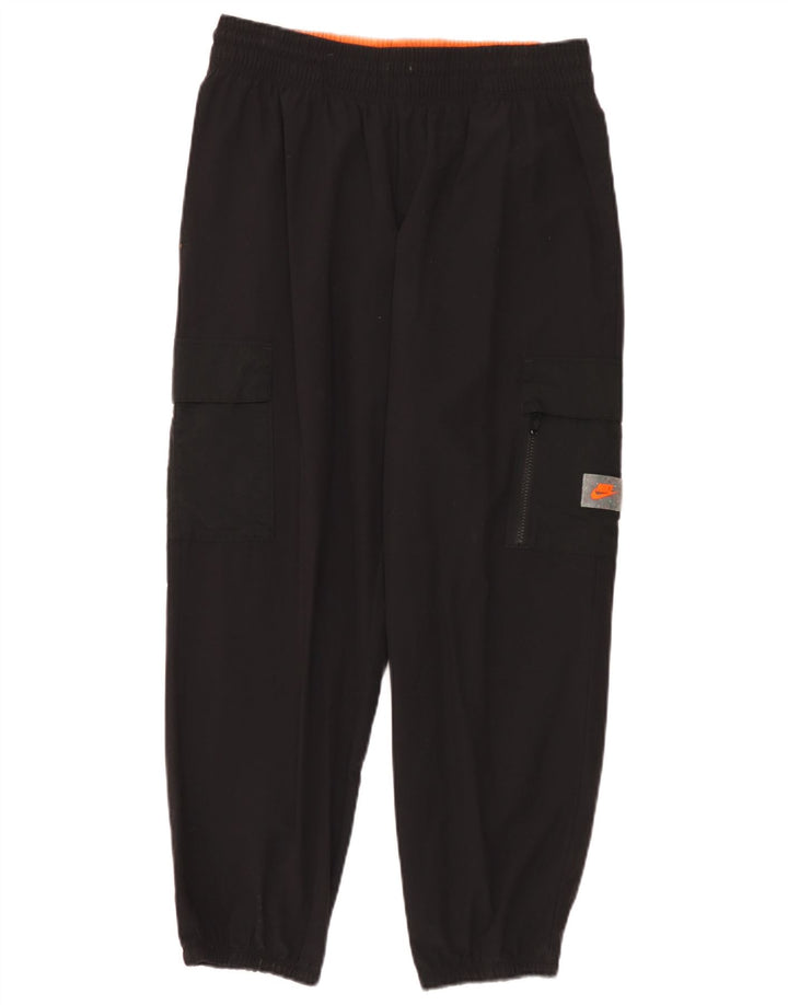 Męskie spodnie dresowe Nike o luźnym kroju, joggery, średni czarny nylon