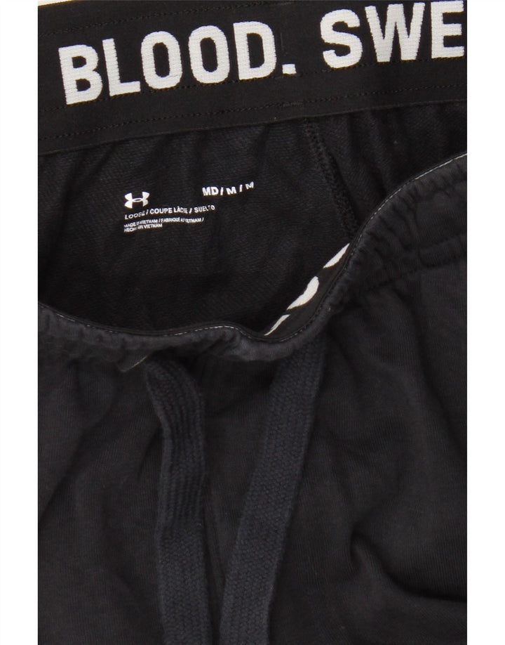 Męskie spodnie dresowe UNDER ARMOUR, joggery, średnia czerń