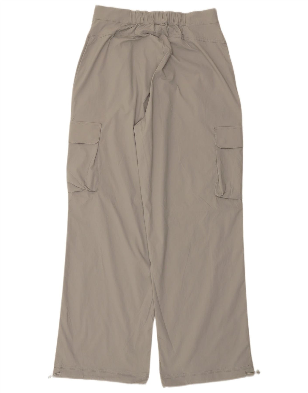 Damskie spodnie cargo z wysokim stanem ELLESSE UK 14 Medium W30 L31 Szare