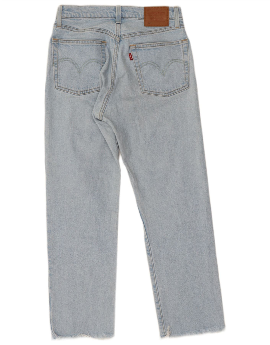 Damskie dżinsy Levi's 501 Straight W25 L26 Niebieskie bawełniane