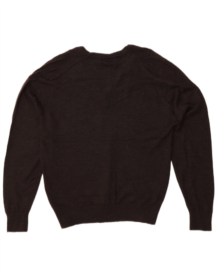 Marks & Spencer Damski sweter z dekoltem w kształcie litery V, UK 16, duży, szary