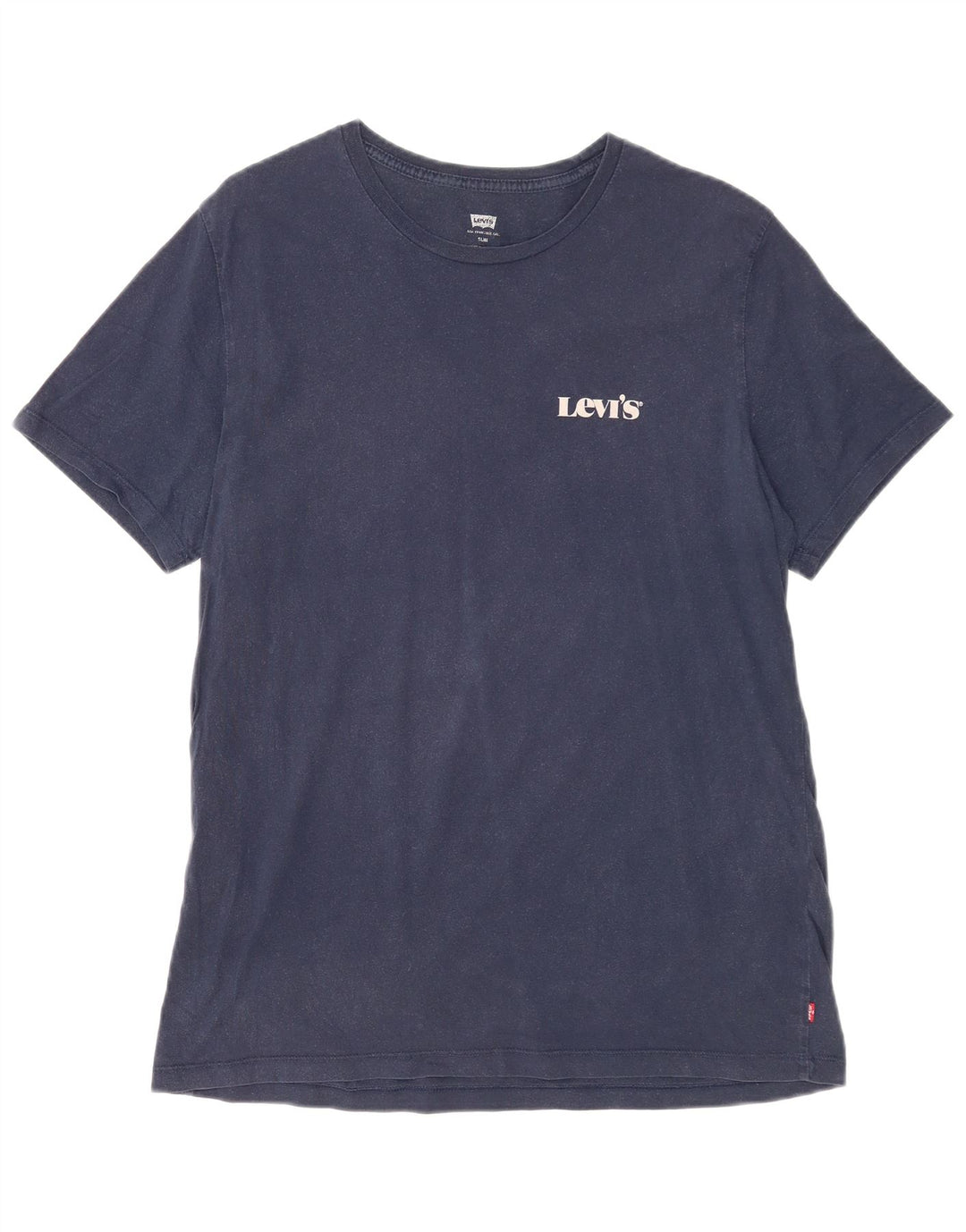 LEVI'S Męski T-shirt Slim Top XL Granatowy, Bawełniany