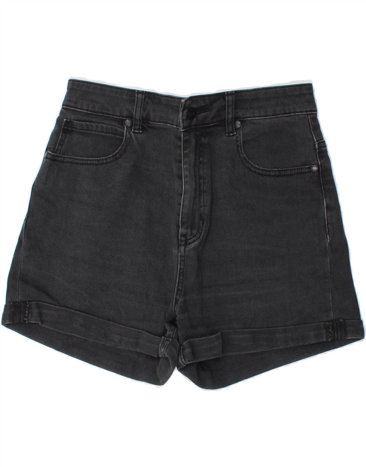 LEE Womens Denim Shorts US 10 Large W27  Black Cotton Vintage Lee and Second-Hand Lee from Messina Hembry 