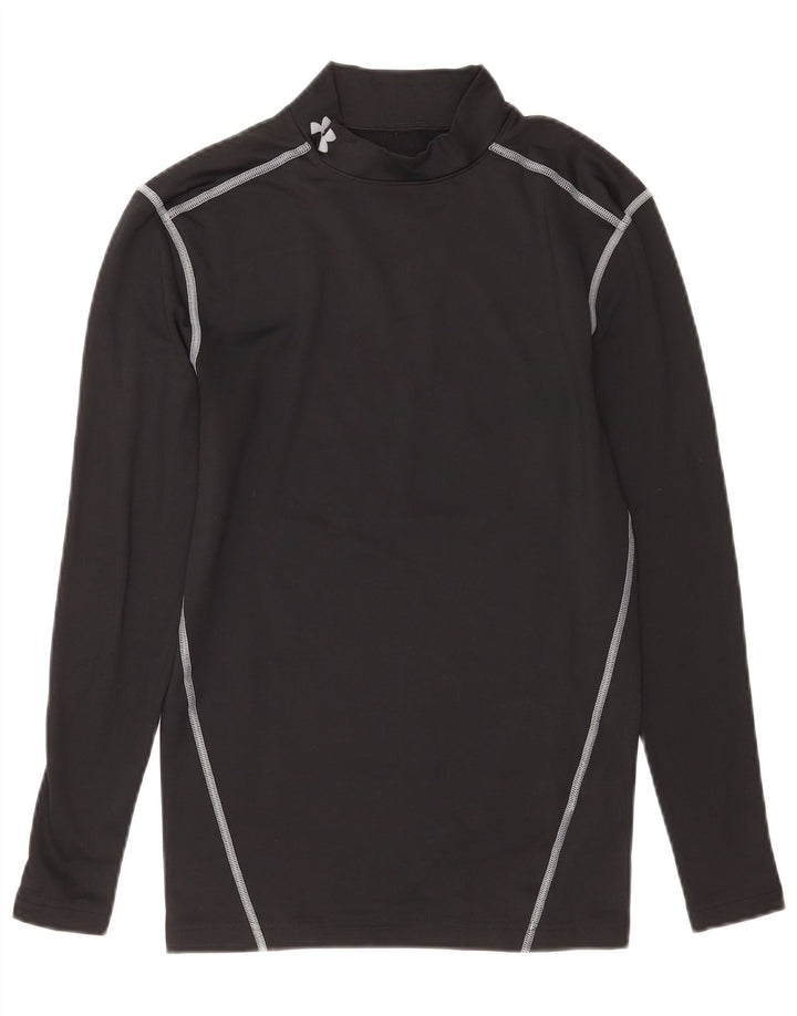 Damska koszulka Cold Gear z długim rękawem Under Armour UK 12, średni czarny poliester