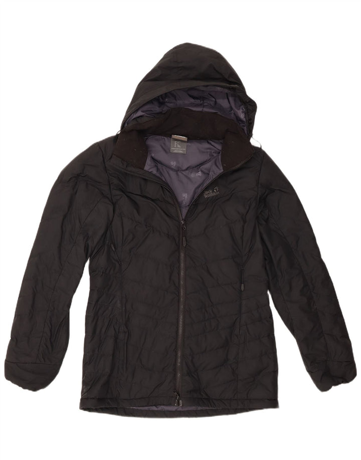Damska kurtka oversize z kapturem Jack Wolfskin IT 36 XS w kolorze czarnym