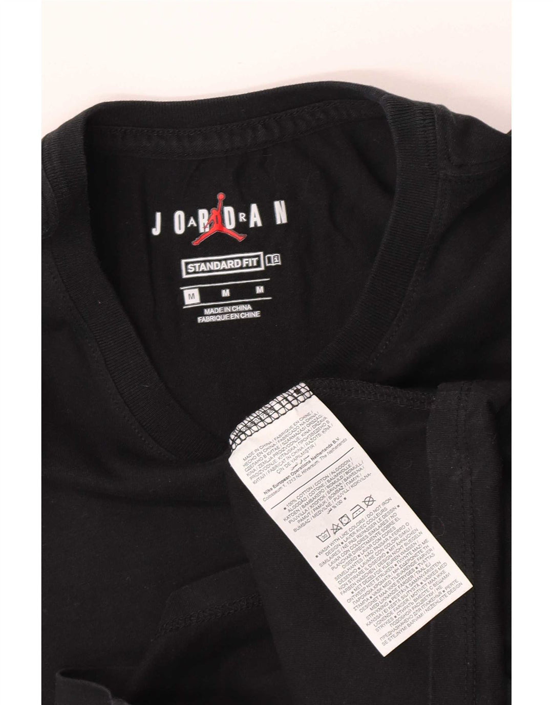 Męski T-shirt Jordan o standardowym kroju, średni czarny, bawełniany