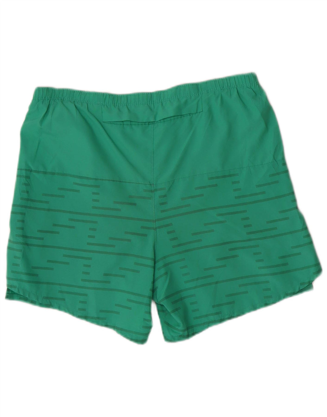 Męskie spodenki sportowe Nike Dri Fit, małe, zielone, poliestrowe paski