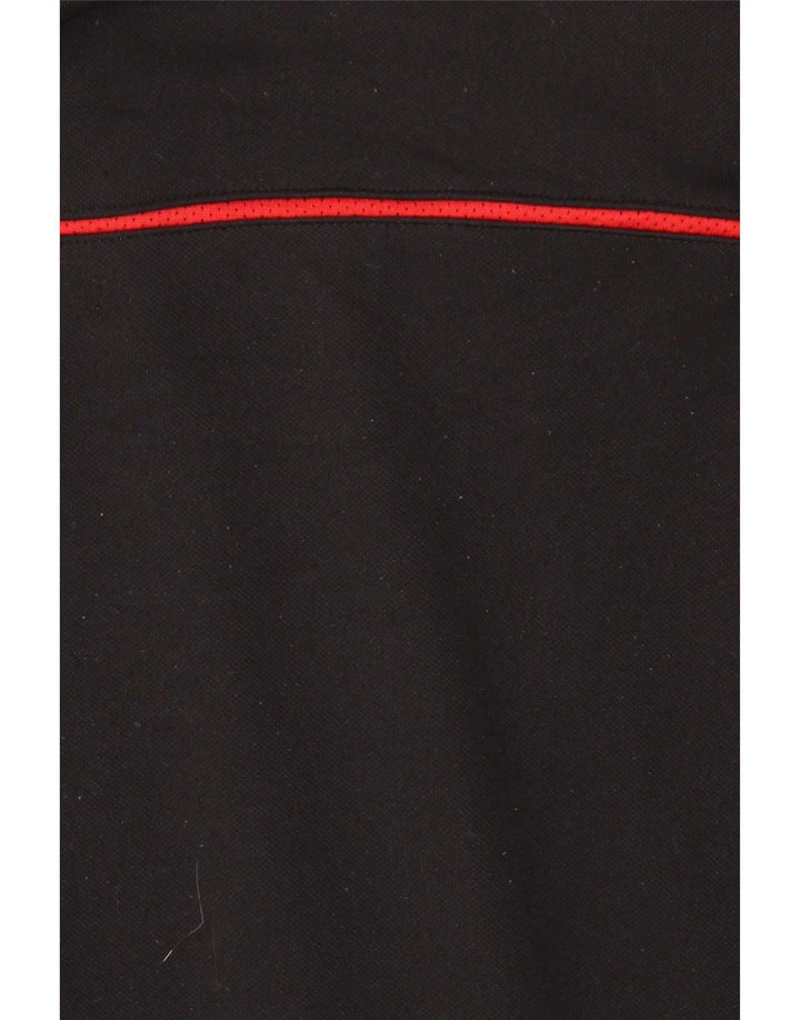 Męski dres Adidas z zamkiem błyskawicznym i dużym czarnym blokiem kolorów