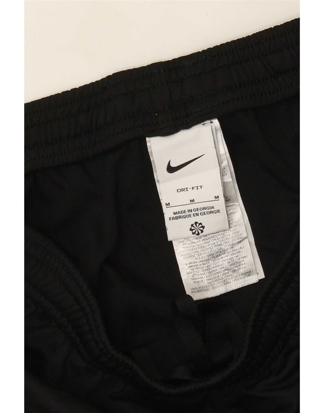 Męskie spodnie dresowe Nike Dri Fit, średni czarny poliester