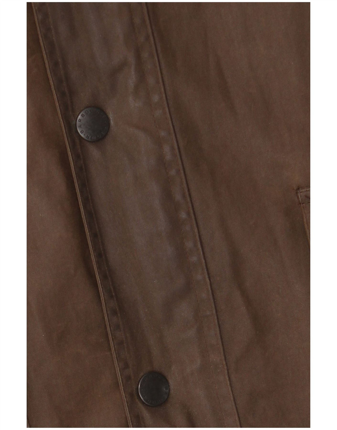 Męska kurtka BARBOUR o luźnym kroju z woskowanej bawełny UK 42 XL, brązowy poliuretan