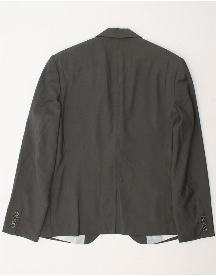 PENGUIN Mens 1 Button Blazer Jacket UK 42 XL Grey Polyester Vintage Penguin and Second-Hand Penguin from Messina Hembry 