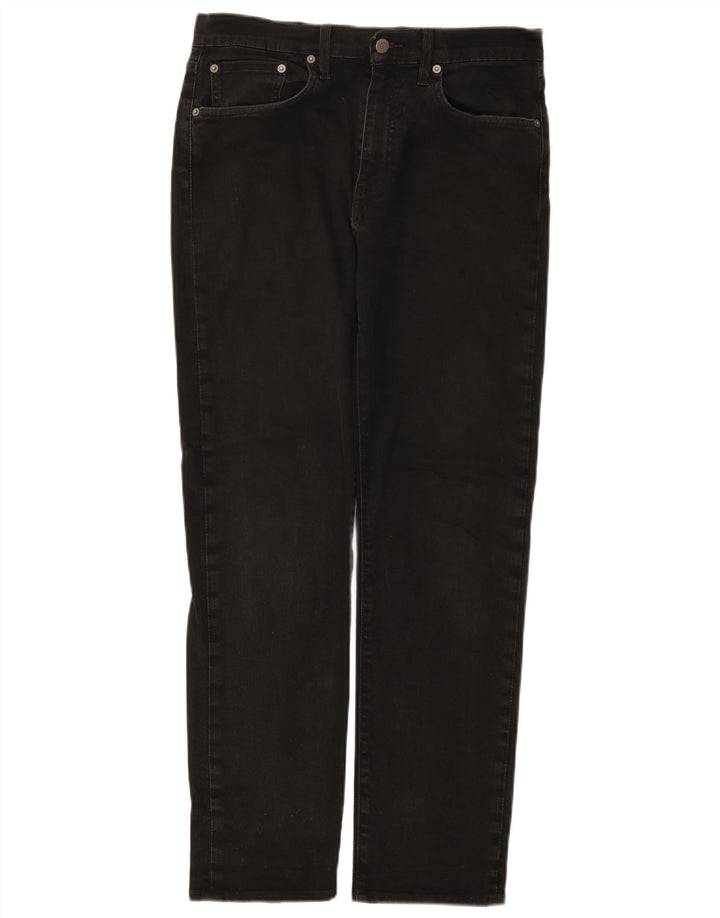 Męskie jeansy Levi's 502 Tapered W32 L32 Czarna bawełna