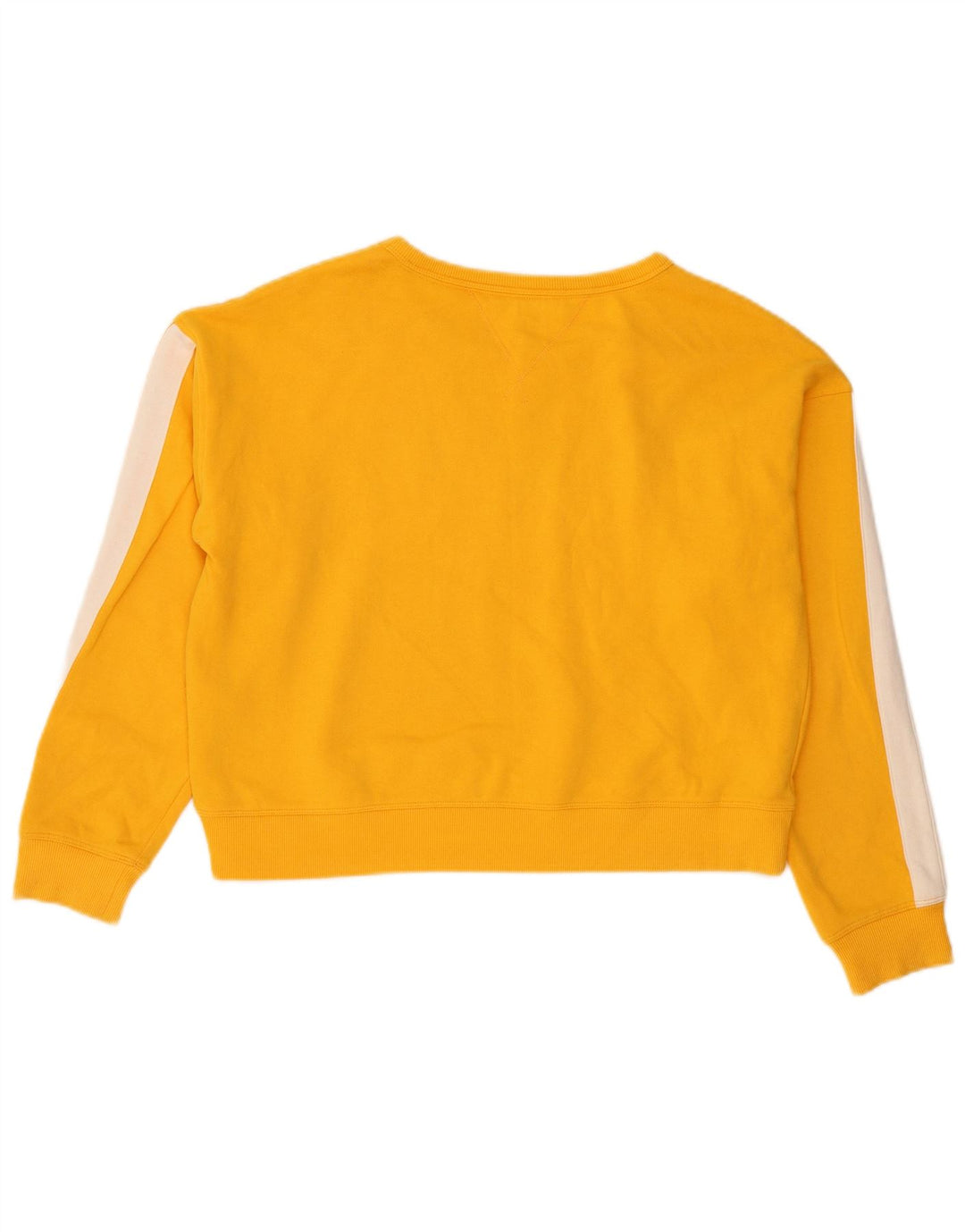 Damska bluza dresowa Tommy Hilfiger Crop UK 14, średni żółty