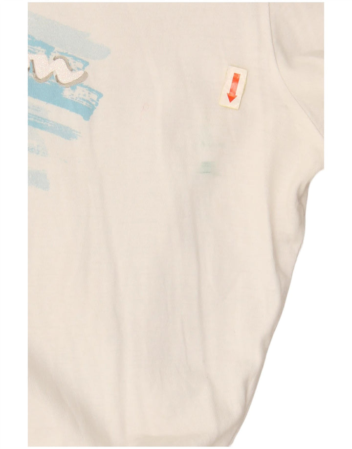 Damska koszulka CHAMPION Heritage Fit Graphic Top UK 18 XL Biała