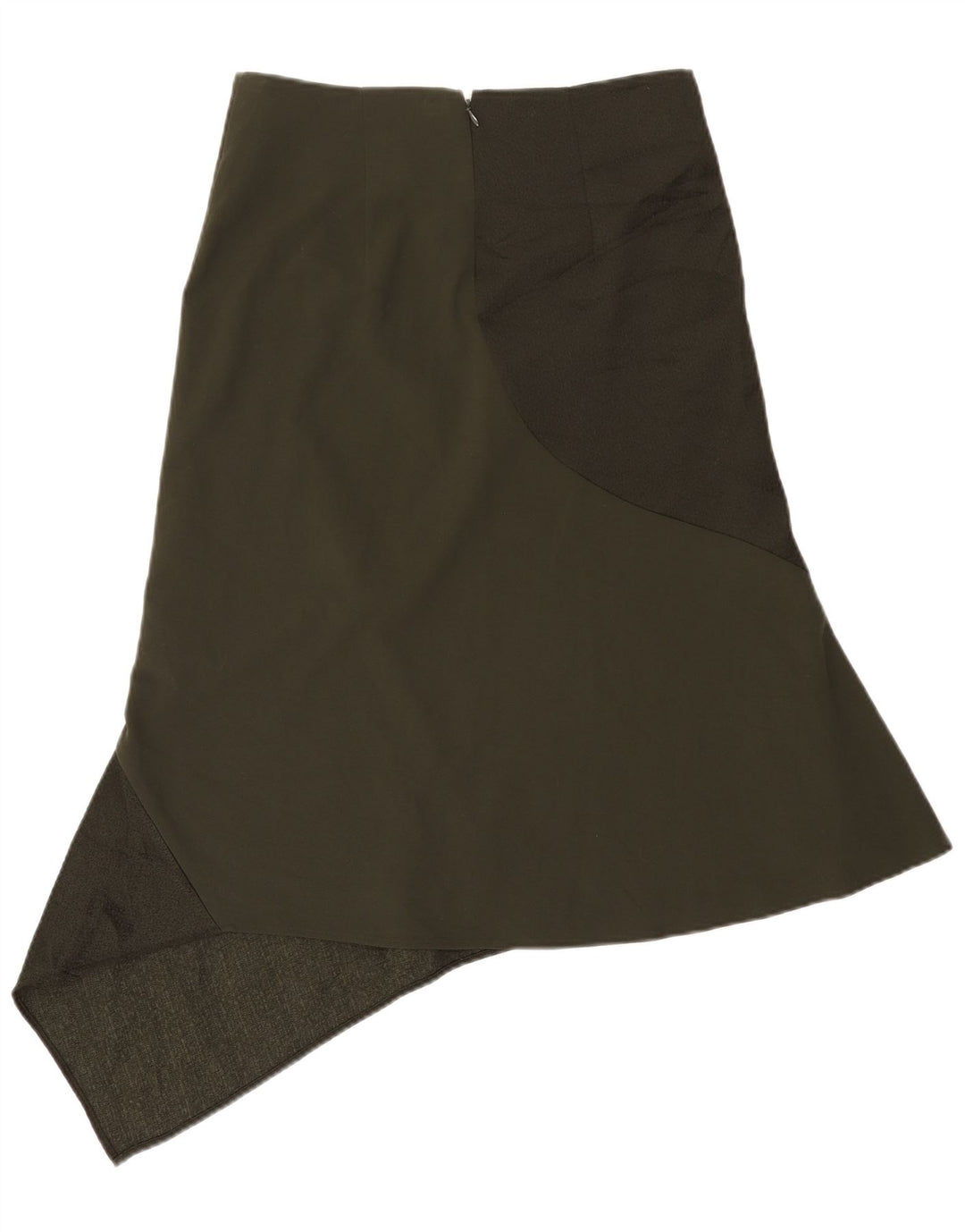 Cos Damska asymetryczna spódnica EU 38 Medium W30 Khaki Poliester