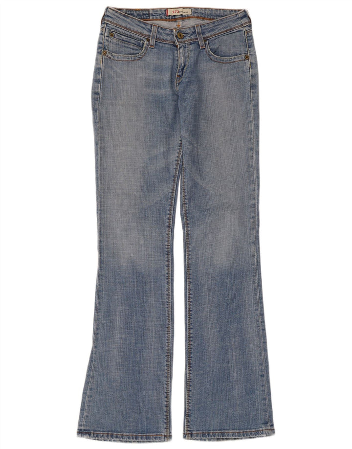 Damskie jeansy Levi's 572 Bootcut W28 L34 Niebieska bawełna