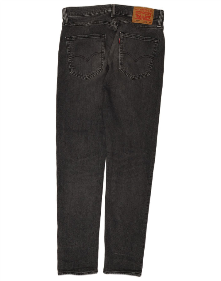 Męskie jeansy Levi's 512 Slim Tapered W32 L32 Szara bawełna