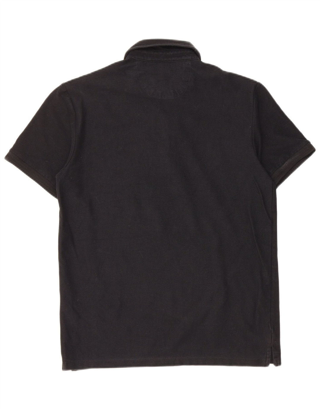 Męska koszulka polo Zara, mała, czarna, bawełniana