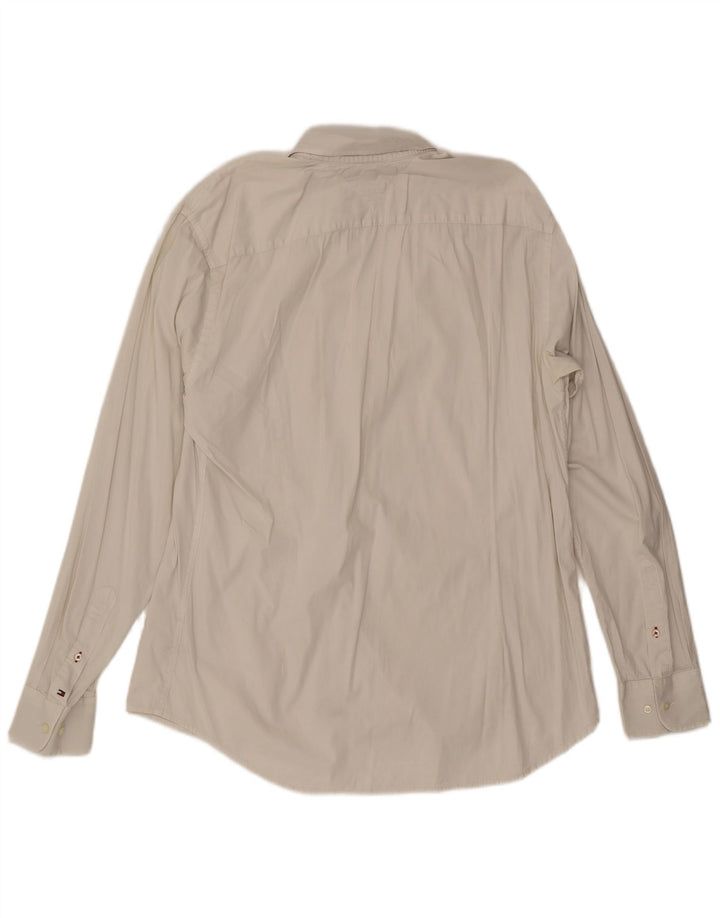 Koszula męska Tommy Hilfiger XL, biała, bawełniana