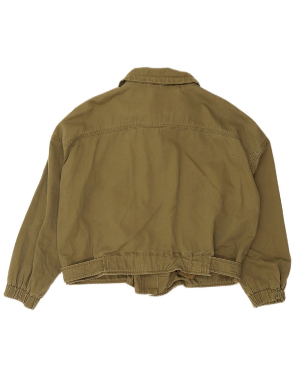 Damska kurtka bomberka Zara Oversize UK 14 Medium Khaki