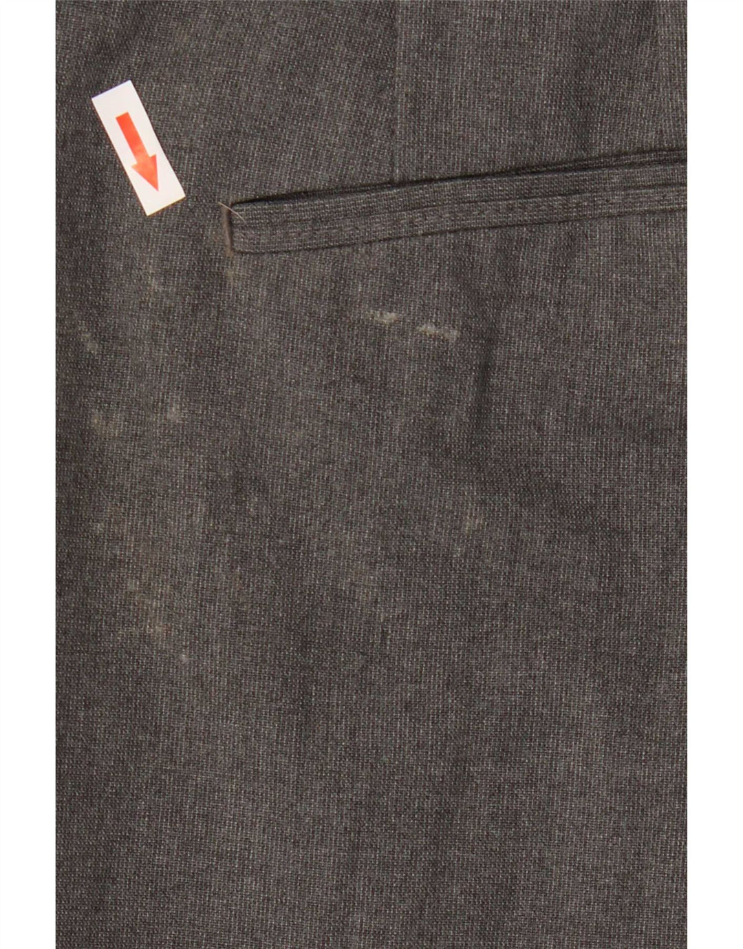 Męskie proste spodnie chino Zara EU 44 Large W34 L29 Szary poliester
