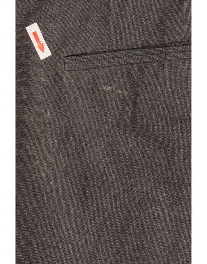 Męskie proste spodnie chino Zara EU 44 Large W34 L29 Szary poliester