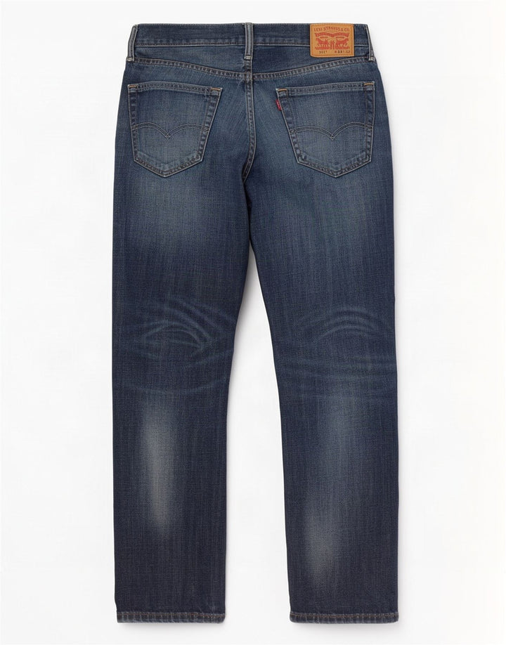Męskie dżinsy Levi's 541 Straight W34 L32 Granatowa bawełna