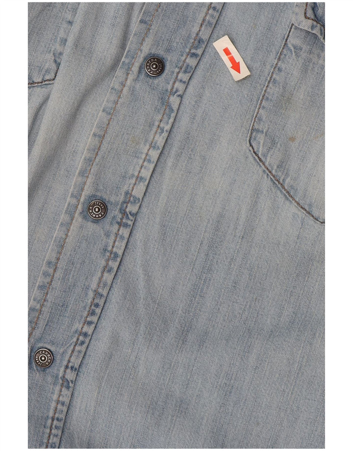 Męska koszula dżinsowa Carrera, duża, niebieska, bawełniana