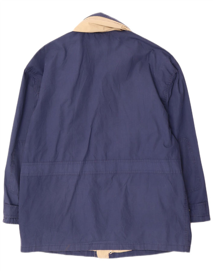 Męska kurtka użytkowa w stylu vintage UK 42 XL Granatowy poliester