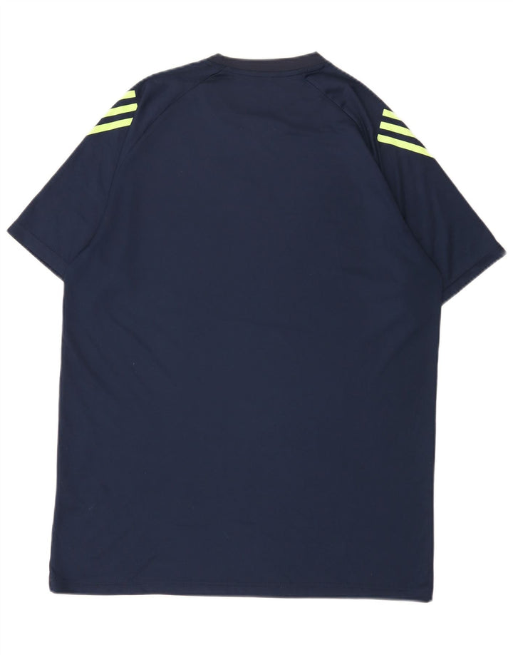 T-shirt męski Adidas Aeroready Top 2XL granatowy poliester