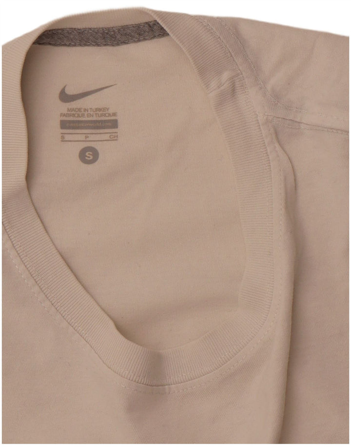 Męski T-shirt z grafiką NIKE, mały, biały