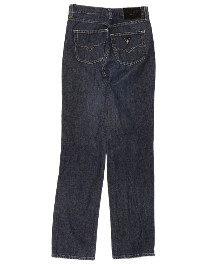 Guess Damskie Proste Dżinsy W27 L30 Niebieskie Bawełniane
