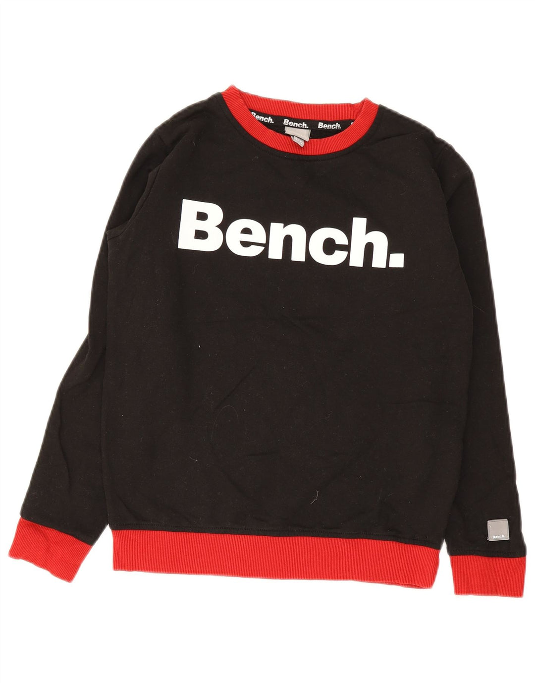 Chłopięca bluza z grafiką Bench, 11-12 lat, czarna, bawełniana