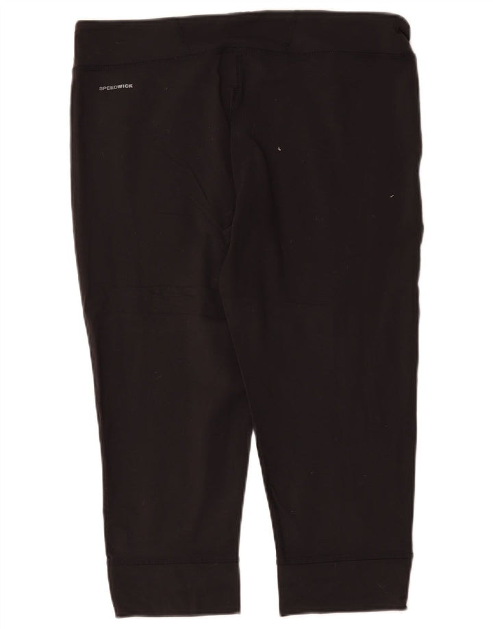 Damskie legginsy Reebok Capri UK 18 XL, czarny nylon