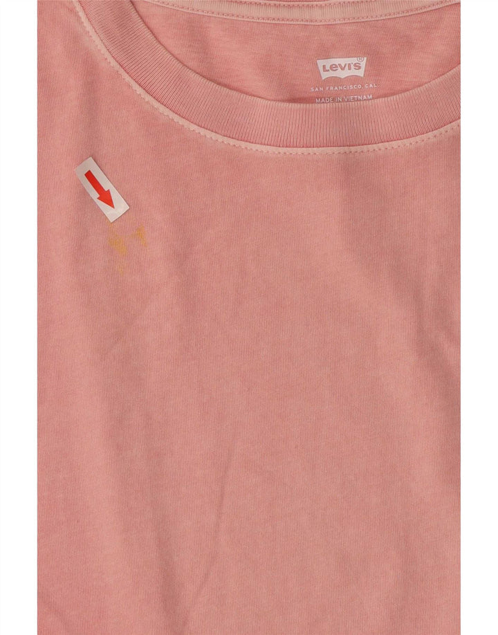Damska koszulka oversize z grafiką Levi's Top UK 10 Small Pink