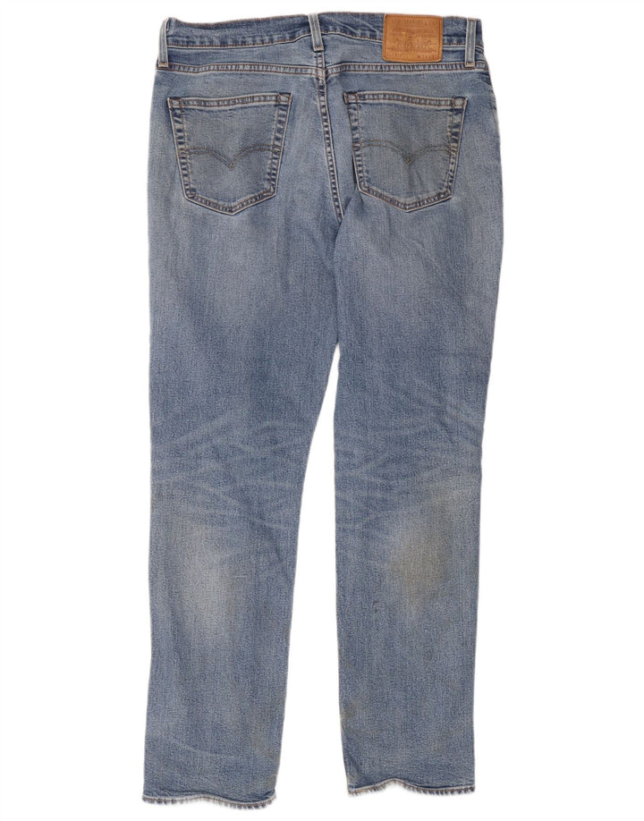 Męskie jeansy Levi's 511 Slim W34 L32 Niebieska bawełna
