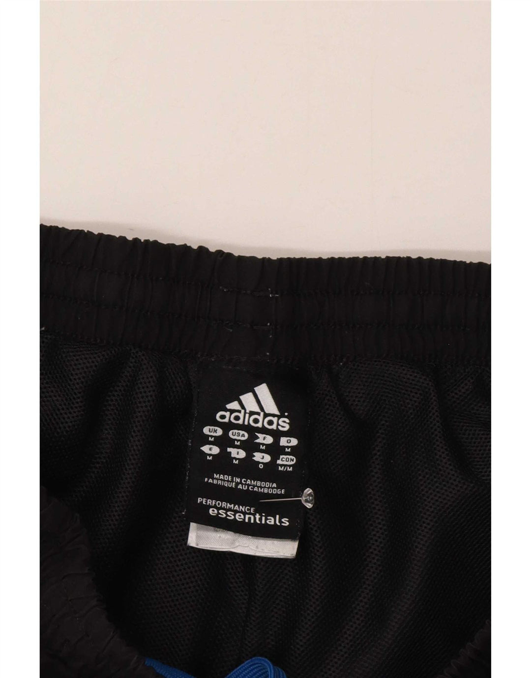 Męskie spodenki sportowe Adidas Climalite, średni czarny poliester