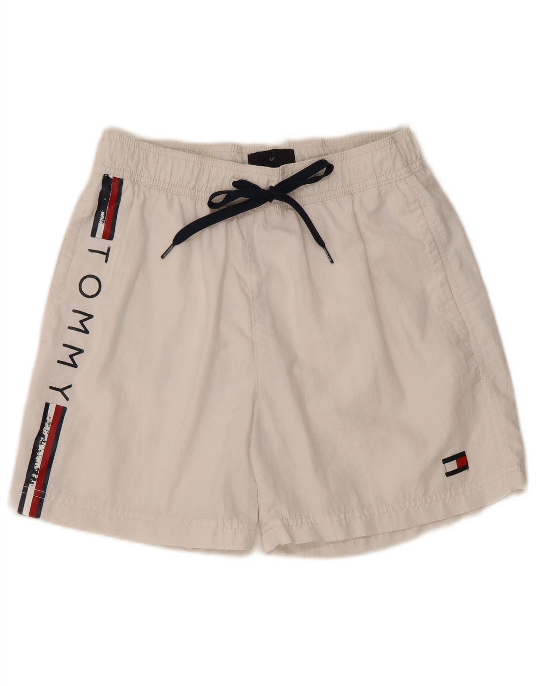Damskie spodenki kąpielowe Tommy Hilfiger Graphic UK 12 Medium White
