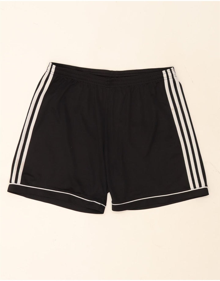 Męskie spodenki sportowe ADIDAS Climalite, duże, czarne, poliestrowe