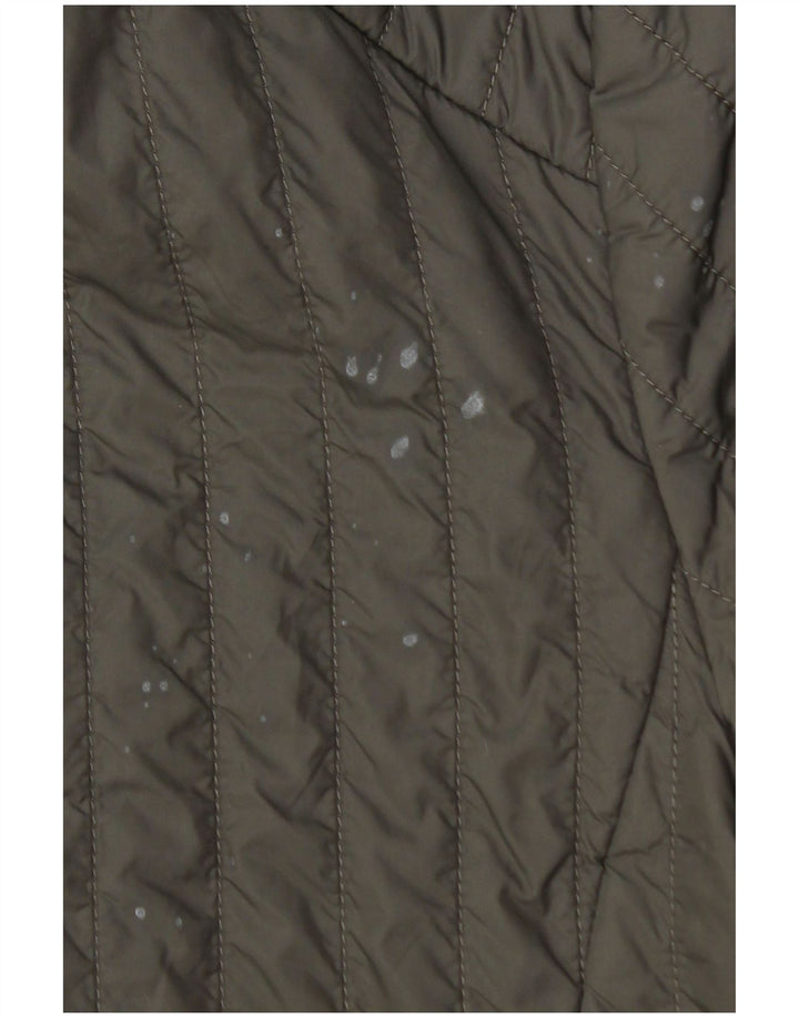 ARMANI JEANS Męska ocieplana kurtka UK 36, mała, khaki, poliamid