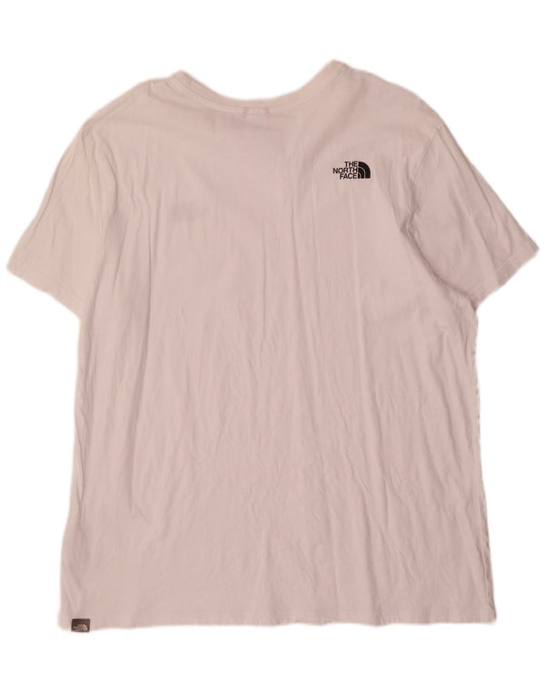 Męski T-shirt z grafiką The North Face, 2XL, biała bawełna