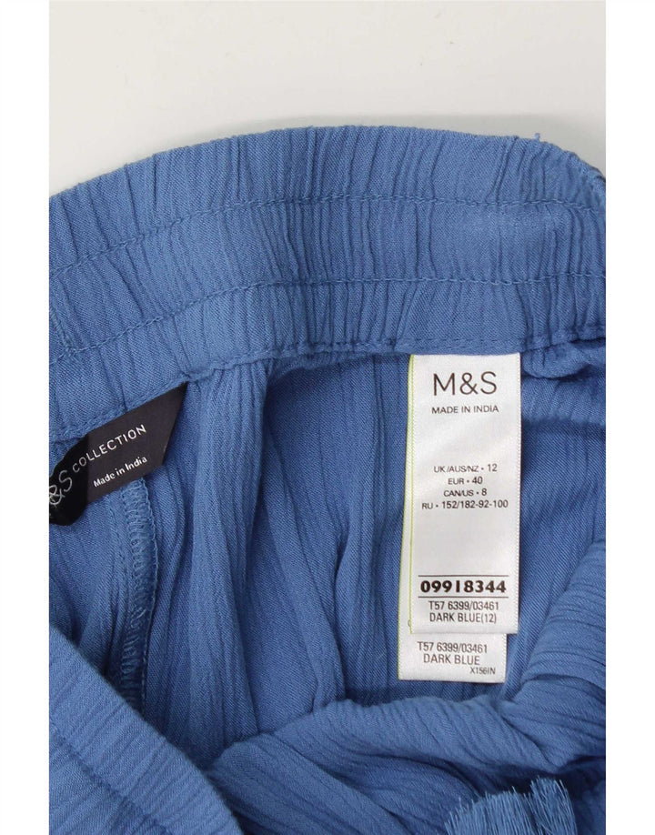 Szorty damskie Marks & Spencer UK12 Medium W30 Niebieska wiskoza