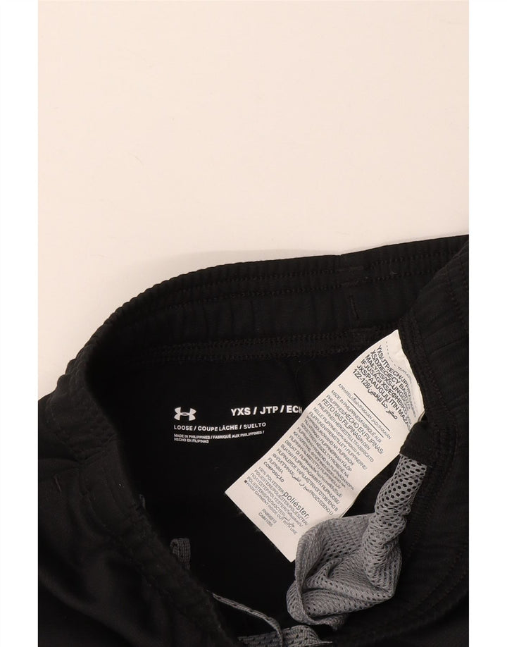 Chłopięce spodnie dresowe UNDER ARMOUR 6-7 lat XS W22 L22 Czarne